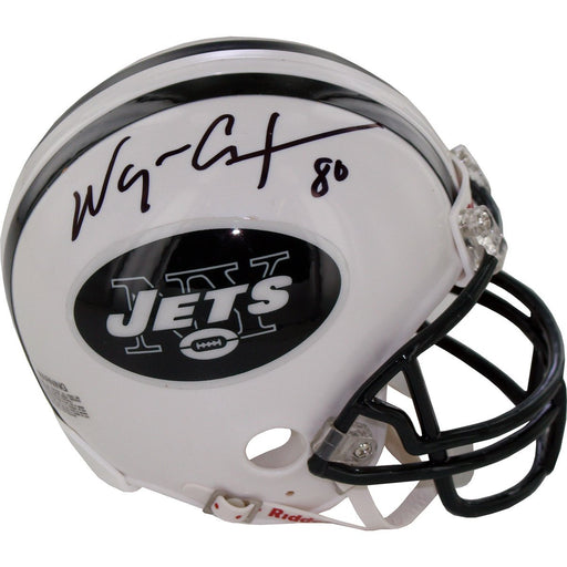 Wayne Chrebet Signed Jets Mini Helmet