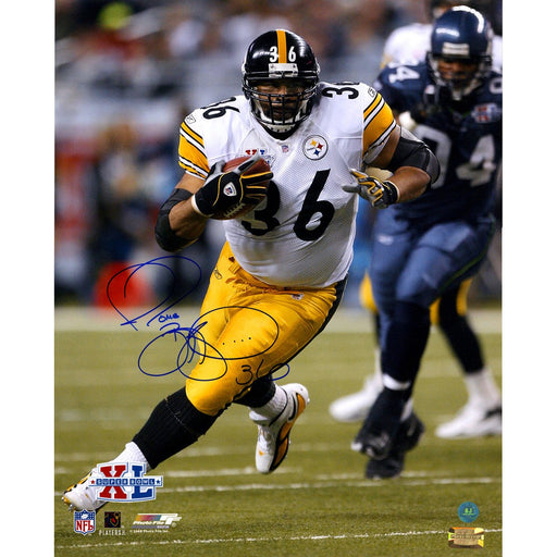 Jerome Bettis Pittsburgh Steelers Signed Superbowl XL Action 16x20 Photo (AJ Sports Auth)