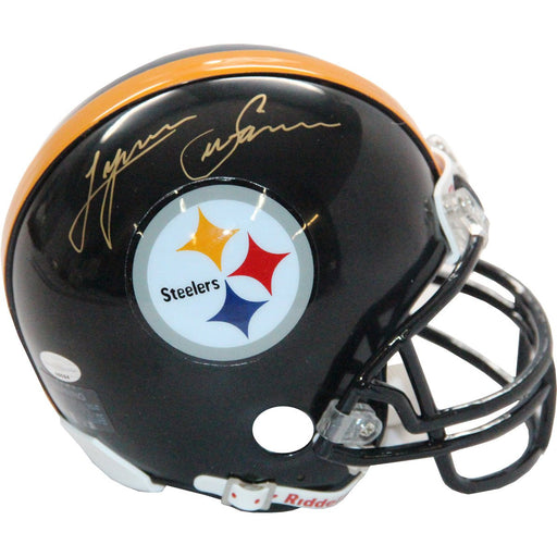 Lynn Swann signed Pittsburgh Steelers Replica Mini Helmet - (SI Holo)