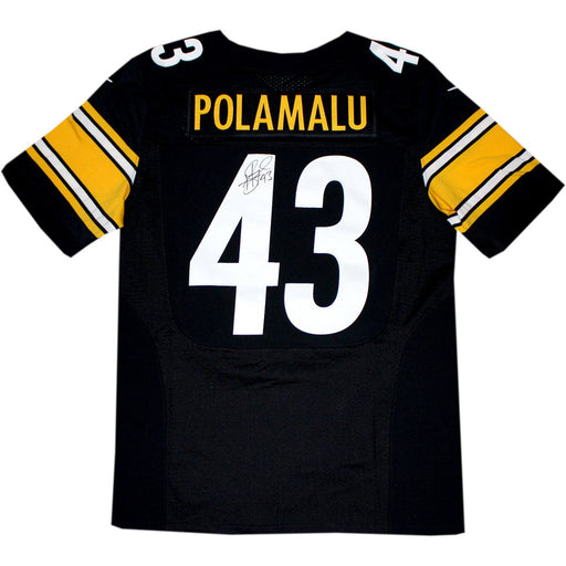 Troy Polamalu Signed Black Twill Steelers Jersey