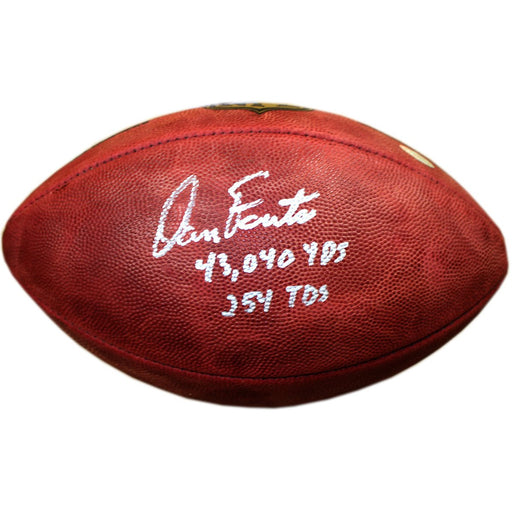 Dan Fouts Signed Duke Football w 43040 Yards & 254 TDs Insc