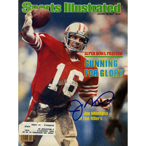 Joe Montana Signed 1251982 Sports Illustrated Magazine