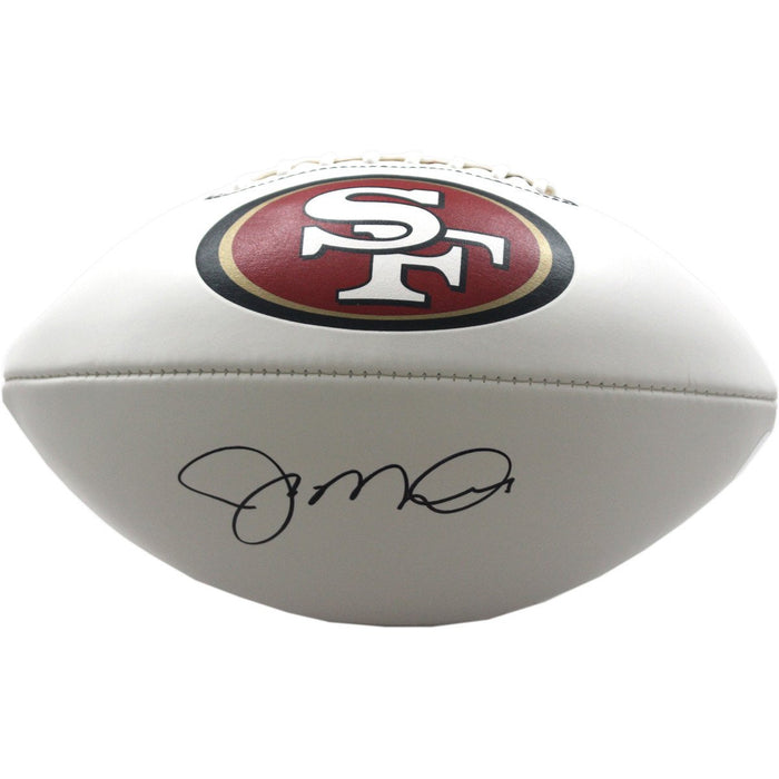 Joe Montana Signed San Francisco 49ers White Panel Football