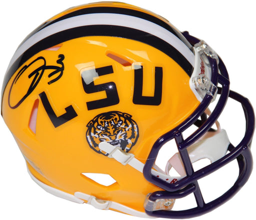 Odell Beckham Jr Signed LSU Replica Speed Mini Helmet