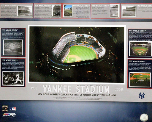 Yankee Stadium World Series Clincher Collage 16x20 Photo