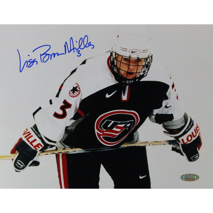 Lisa Miller 1998 US Womens Hockey Close Up 8x10