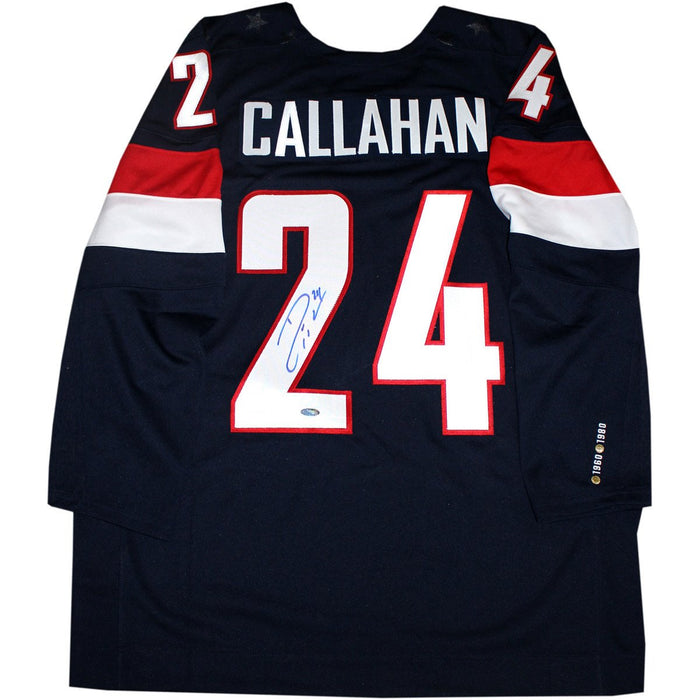 Ryan Callahan Signed 2014 USA Olympic Hockey Jersey