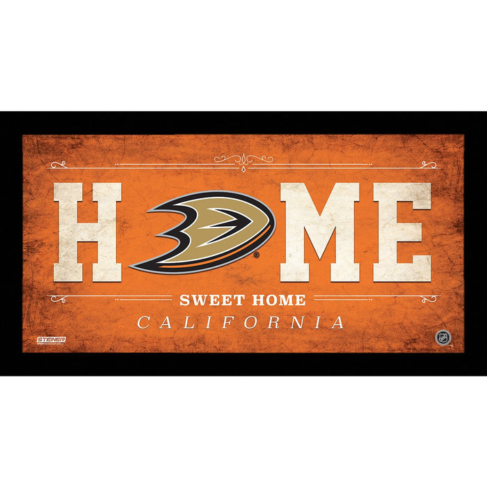 Anaheim Ducks 6x12 Home Sweet Home Sign