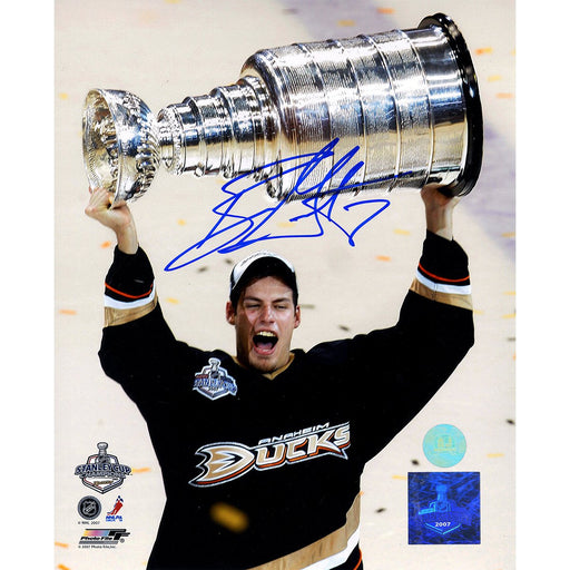 Ryan Getzlaf Anaheim Ducks Signed 2007 Stanley Cup 8x10 Photo (AJ Sports Auth)