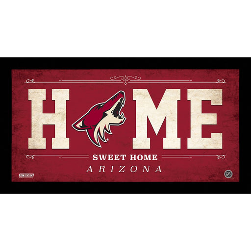 Arizona Coyotes 10x20 Home Sweet Home Sign