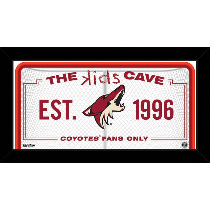 Arizona Coyotes 6x12 Kids Cave Sign