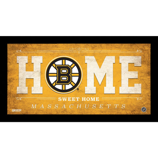 Boston Bruins 6x12 Home Sweet Home Sign