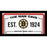 Boston Bruins Man Cave Sign 10x20 Framed Photo