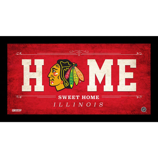 Chicago Blackhawks 10x20 Home Sweet Home Sign