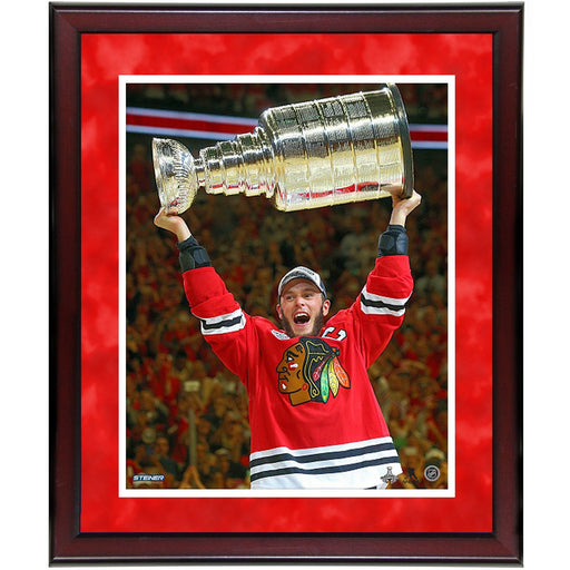 Jonathan Toews 2014-15 Stanley Cup Celebration 16x20 Framed Photo