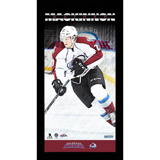 Nathan Mackinnon Player Profile 10x20 Framed Photo