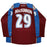 Nathan MacKinnon Signed Avalanche Maroon Premier Jersey (Frameworth Auth)