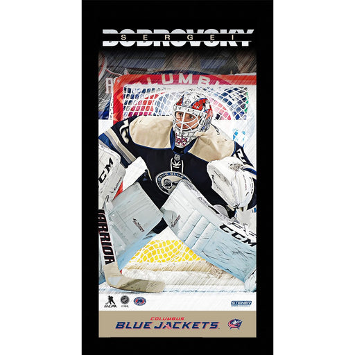 Sergei Bobrovsky Player Profile 10x20 Framed Photo