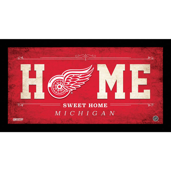 Detroit Red Wings 6x12 Home Sweet Home Sign