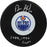 Bill Ranford Autographed Edmonton Oilers Puck with 1988 1990 Cups Insc (Sport Authentix Auth)