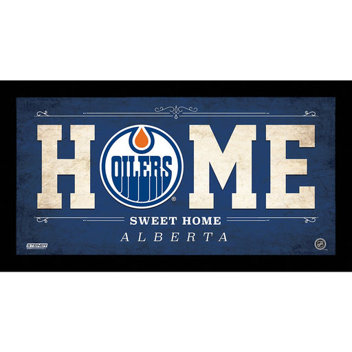 Edmonton Oilers 6x12 Home Sweet Home Sign