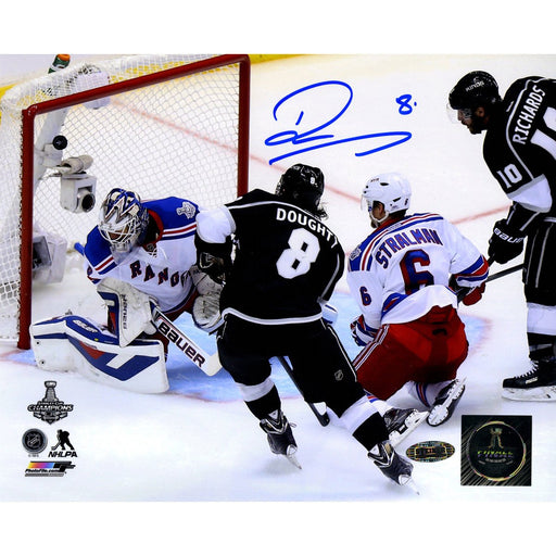 Drew Doughty Signed Los Angeles Kings 2014 Stanley Cup Scoring Goal 8x10 Photo