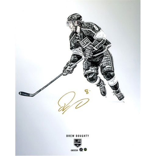 Drew Doughty Signed Steiner Platinum Collection 16x20 Photo