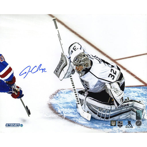 Jonathan Quick Signed 2014 Stanley Cup Save 16x20 Photo