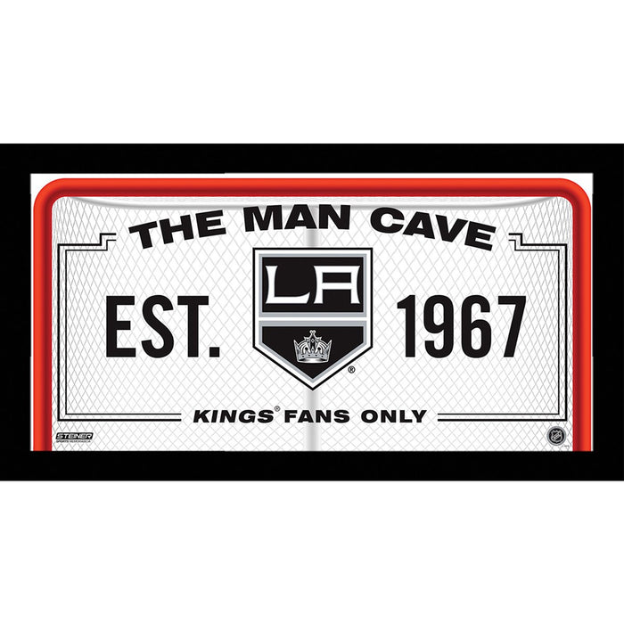 Los Angeles Kings Man Cave Sign 6x12 Framed Photo