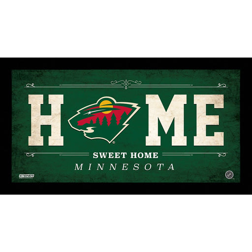 Minnesota Wild 6x12 Home Sweet Home Sign