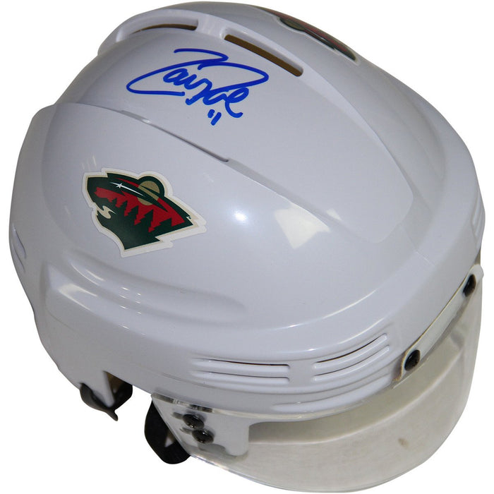 Zach Parise Signed Minnesota Wild Replica Mini Helmet