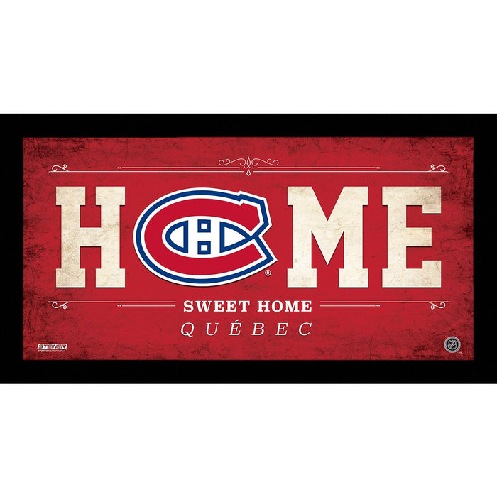 Montreal Canadiens 6x12 Home Sweet Home Sign