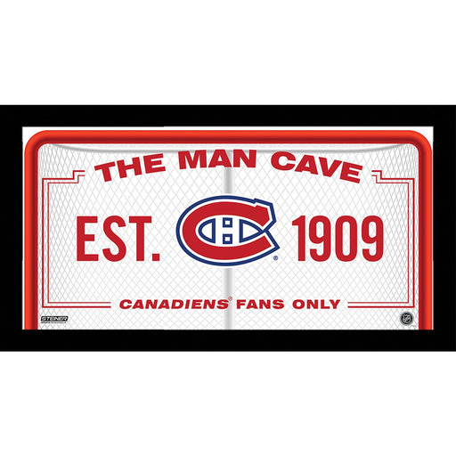 Montreal Canadiens Man Cave Sign 6x12 Framed Photo