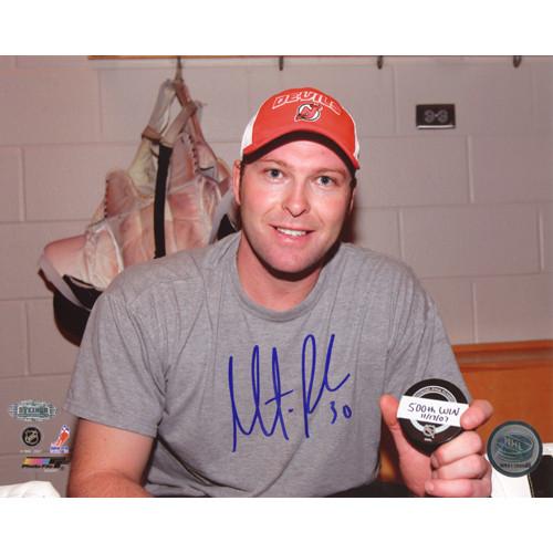 Martin Brodeur Locker Room After 500th Win 8x10 Photo