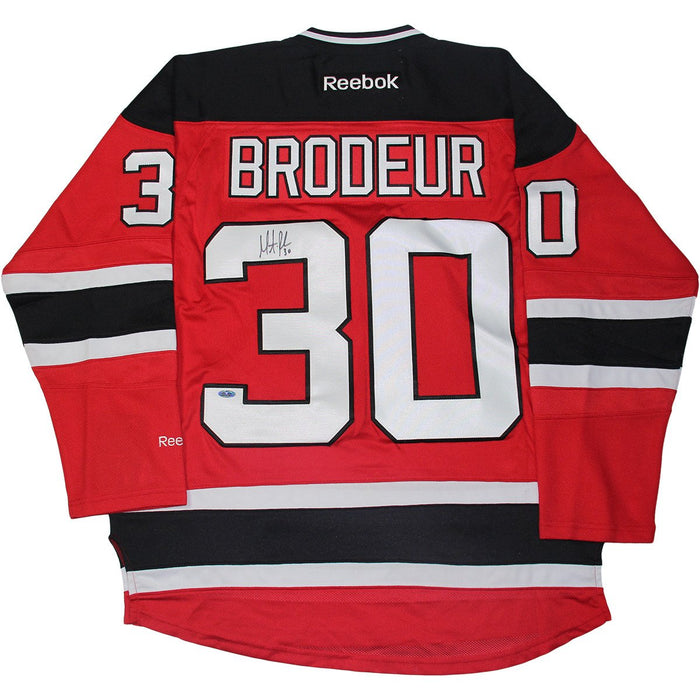 Martin Brodeur Signed Reebok Premier New Jersey Devils Red Jersey