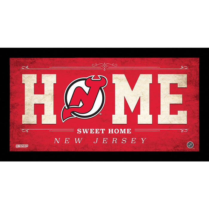 New Jersey Devils 6x12 Home Sweet Home Sign