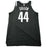 Tyler Zeller Brooklyn Nets Game Used #44 Black Jersey (10/25/2017 @ Cleveland) (BKNE00697) (XL)