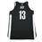 Quincy Acy Brooklyn Nets Game Used #13 Black Jersey (2/2/2018 vs. Los Angeles Lakers, 2/4/2018 vs. Milwaukee Bucks )(BKNE01556)(50)