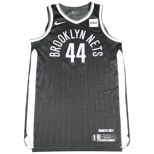 Dante Cunningham Brooklyn Nets Game Used #44 City Edition Black Jersey (4/1/18 vs. Detroit Pistons)(BKNE01513)(52)