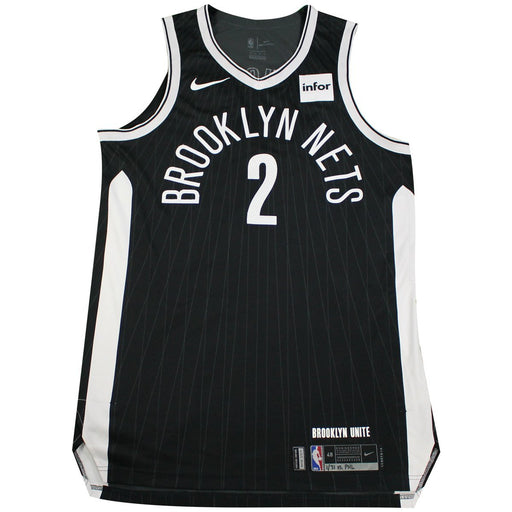 Nik Stauskas Brooklyn Nets Game Used #2 Black Jersey (2/4/2018 vs. Milwaukee Bucks)(BKNE01566)(48)