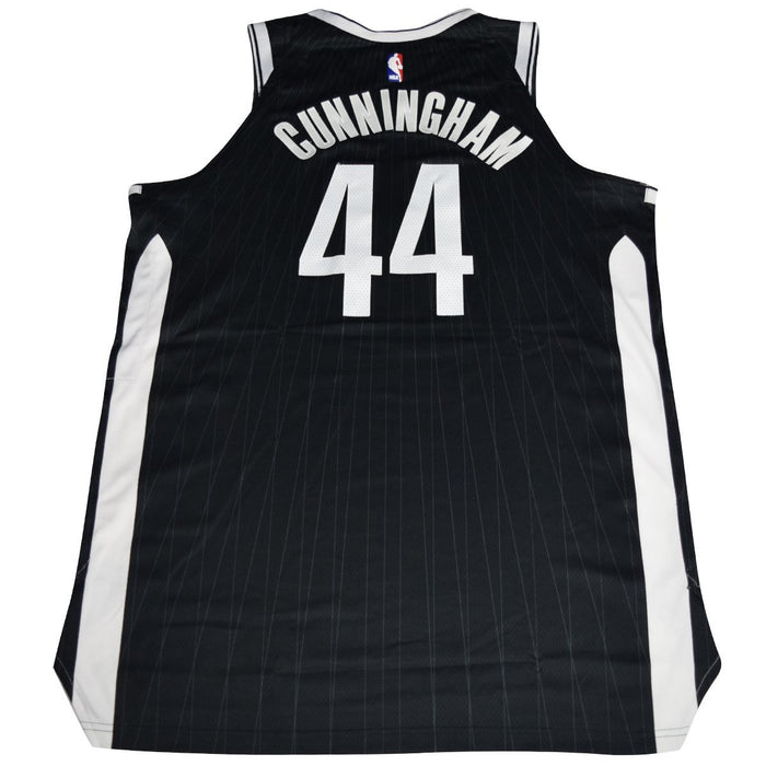 Dante Cunningham Brooklyn Nets Game Used #44 Black "City Edition" Jersey (2/14/2018 vs. Indiana Pacers)(BKNE01768)(52)