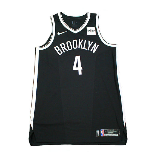 Jahlil Okafor Brooklyn Nets Game Used #4 Black Jersey (1/10/2018 vs. Detroit Pistons & 1/15/2018 vs. New York Knicks)(BKNE00482)(50)