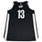 Quincy Acy Brooklyn Nets Game Used #13 Black "City Edition" Jersey (2/10/2018 vs. New Orleans Pelicans, 2/12/2018 vs. Los Angeles Clippers)(BKNE01648)(50)