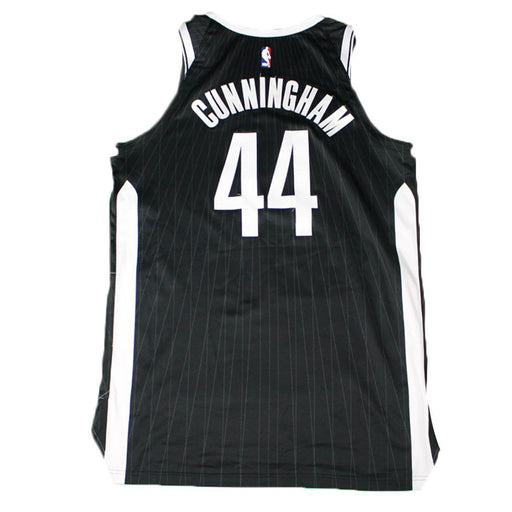 Dante Cunningham Brooklyn Nets Game Used #44 Black "City Edition" Jersey (2/10/2018 vs. New Orleans Pelicans, 2/12/2018 vs. Los Angeles Clippers)(BKNE01769)(52)