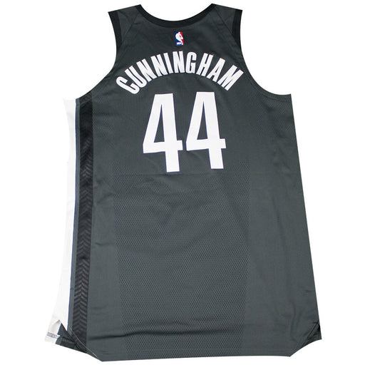 Dante Cunningham Brooklyn Nets Game Used #44 Grey Statement 
Jersey (3/16/18 @ Philadelphia 76ers)(BKNE00986)(52)