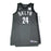 Rondae Hollis-Jefferson Brooklyn Nets Game Used #24 Grey Statement Jersey (3/16/18 @ Philadelphia 76ers)(BKNE01459)(50)