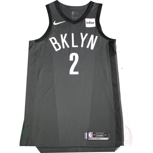 Nik Stauskas Brooklyn Nets Game Used #2 Statement Grey Jersey ( 4/5/18 @ Milwaukee Bucks)(BKNE01482)(48)