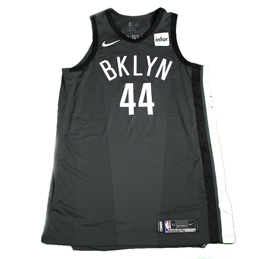 Dante Cunningham Brooklyn Nets Game Used #44 Statement Grey Jersey (4/3/18 @ Philadelphia 76ers)(BKNE01492)(52)