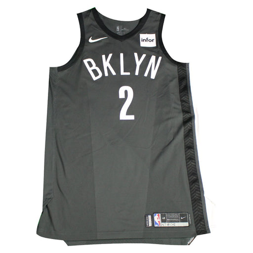 Nik Stauskas Brooklyn Nets Game Used #2 Statement Grey Jersey (4/7/18 @ Chicago Bulls)(BKNE00910)(48)