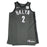 Nik Stauskas Brooklyn Nets Game Used #2 Statement Grey Jersey (4/7/18 @ Chicago Bulls)(BKNE00910)(48)